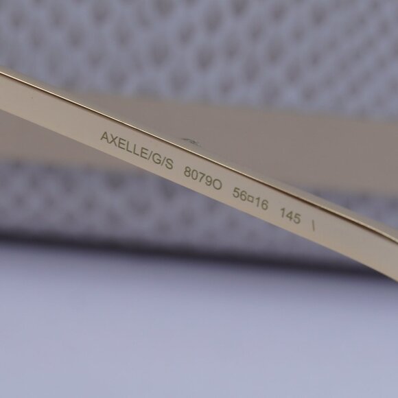 Jimmy Choo AXELLE/G/S 0807 9O Cat Eye Sunglasses - Black/Gold/Grey - Picture 9 of 10